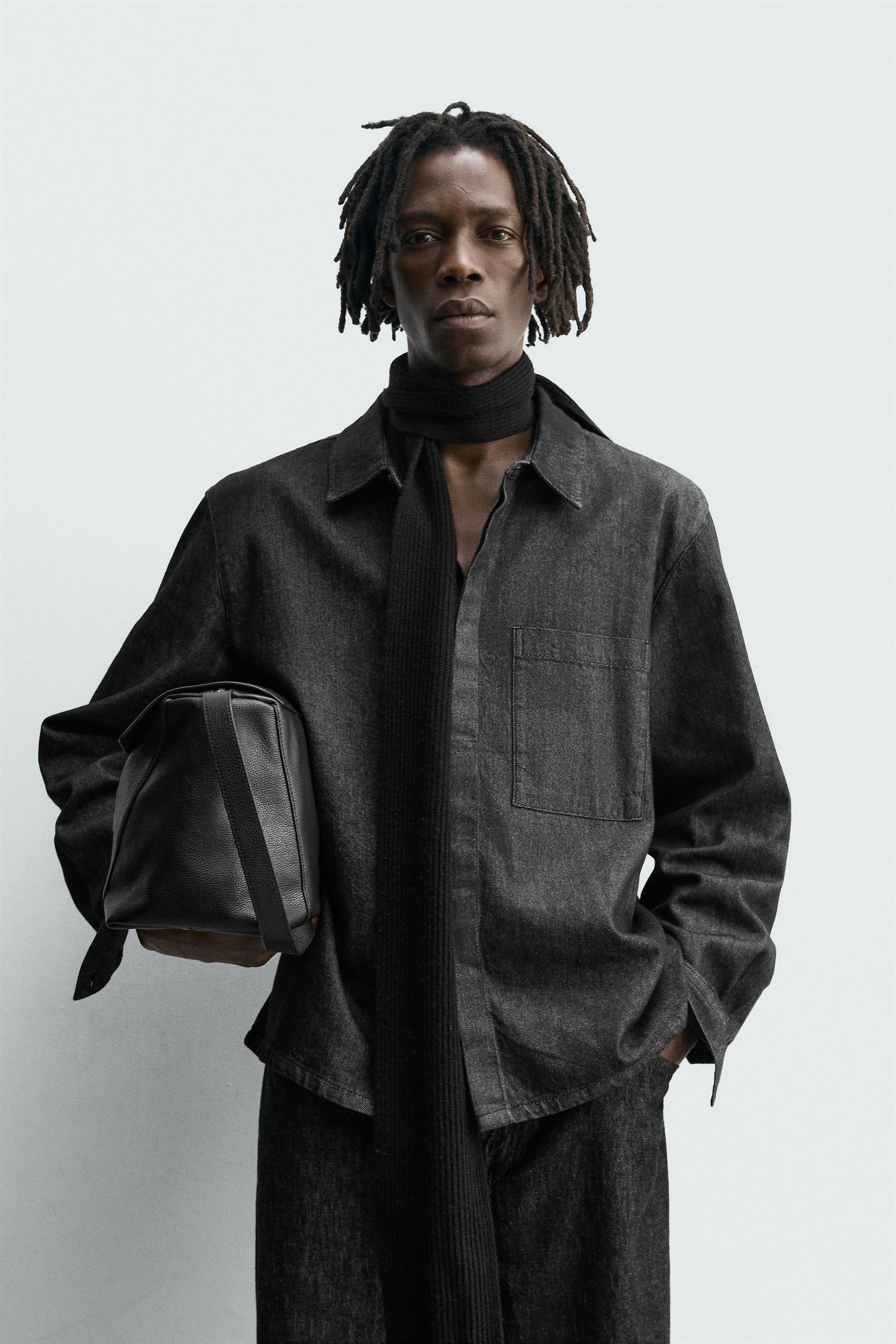 WASHED DENIM SHIRT - Image 2