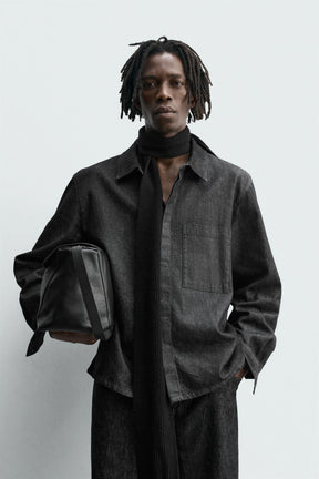 WASHED DENIM SHIRT - Image 2