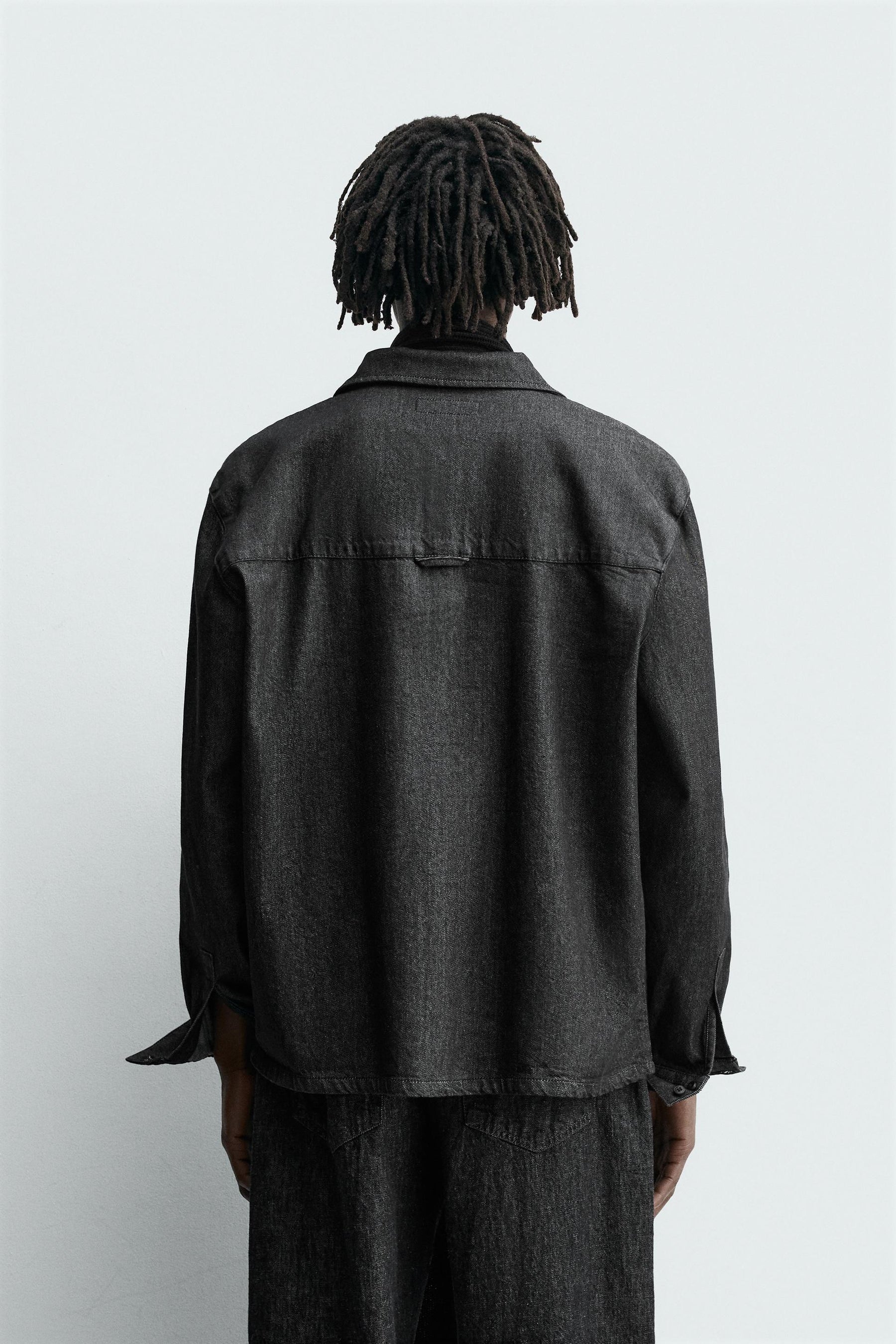 WASHED DENIM SHIRT - Image 3