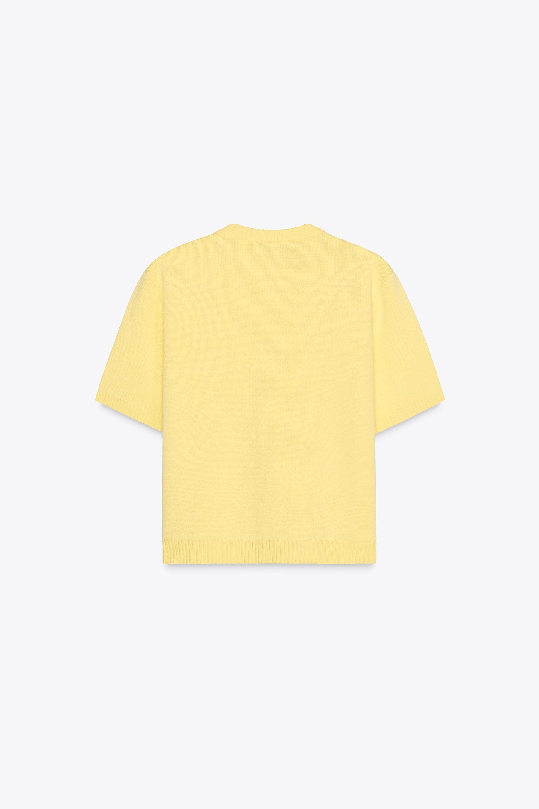 SHORT SLEEVE KNIT CARDIGAN - Image 6