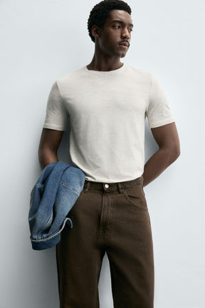 BASIC SLIM FIT T-SHIRT - Image 5