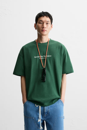 T-SHIRT WITH SLOGAN PRINTS - Image 2