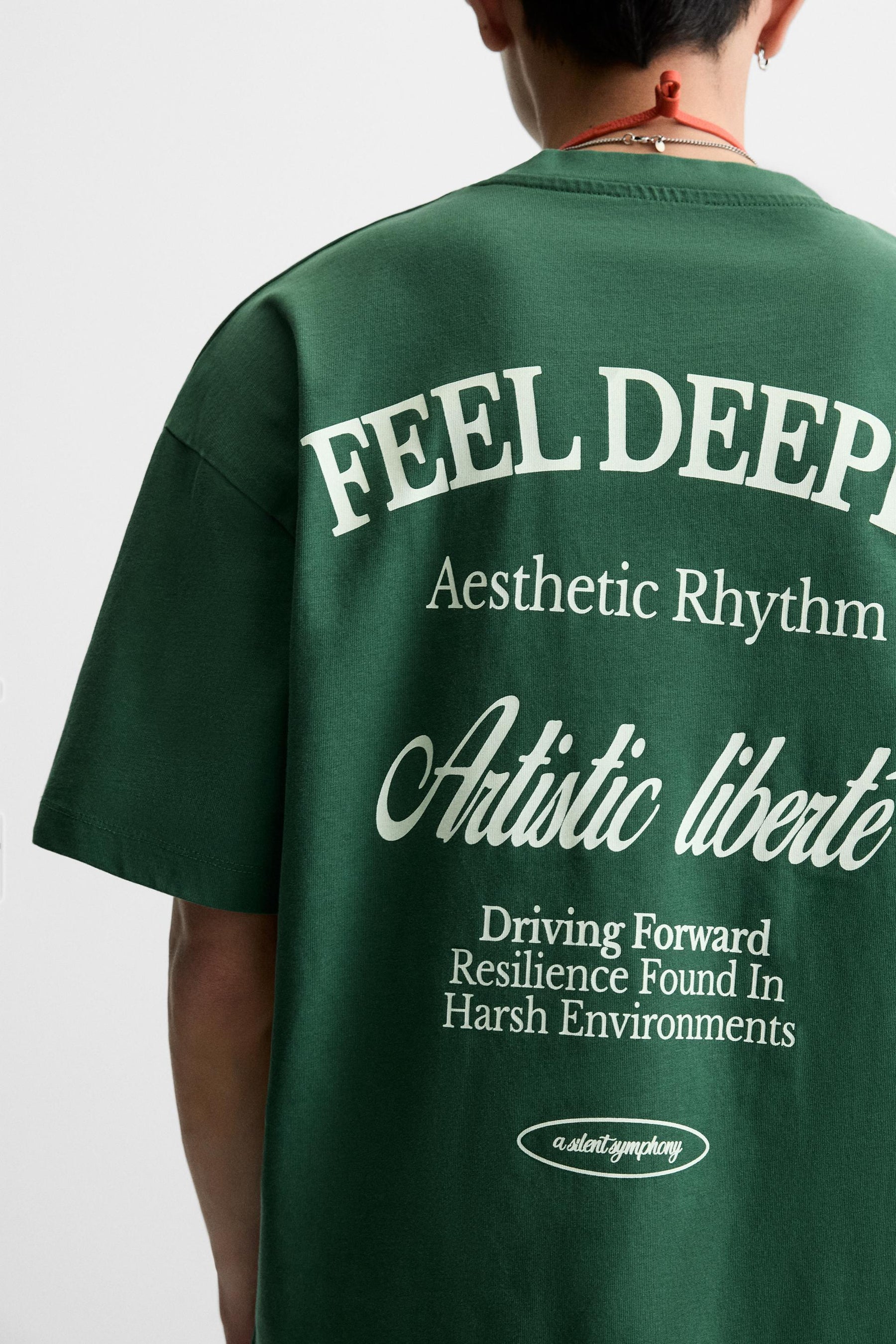 T-SHIRT WITH SLOGAN PRINTS - Image 5