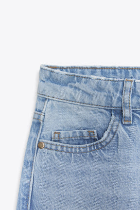 High-waist full-length jeans