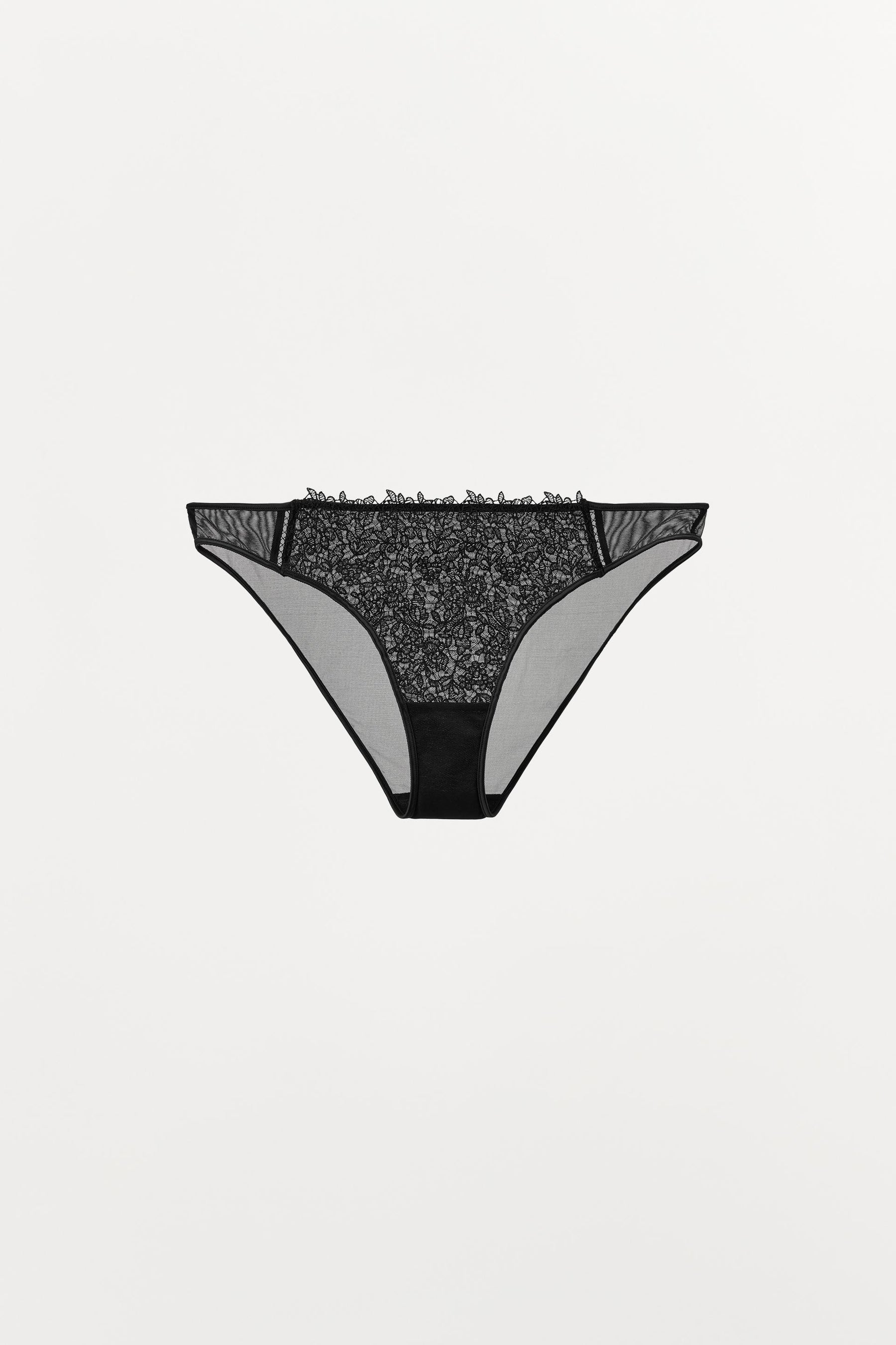 LACE MESH BRIEFS