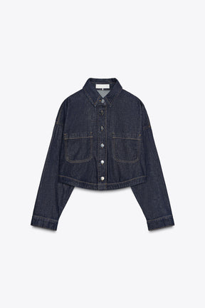 Denim Short Shirt