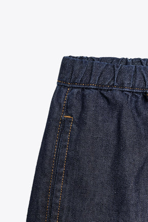 Wide-leg Jogger Jeans