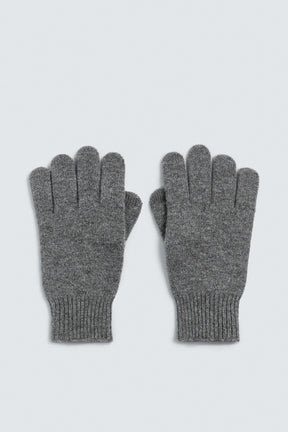 KNITTED WOOL BLEND GLOVES - Image 1