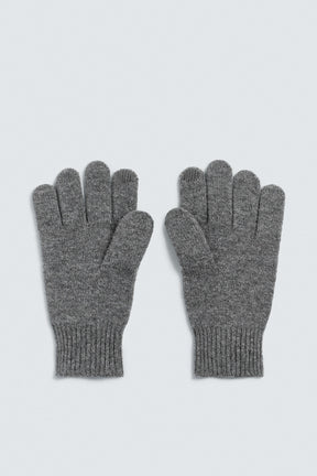 KNITTED WOOL BLEND GLOVES - Image 2