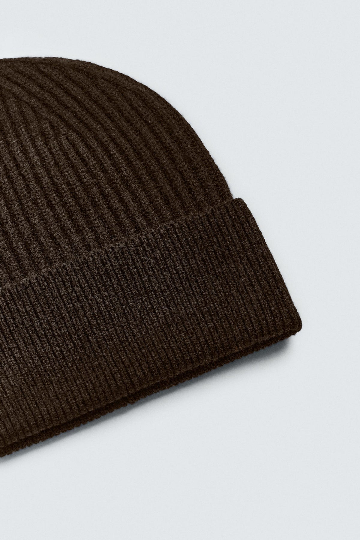 WOOL BLEND KNIT BEANIE - Image 2