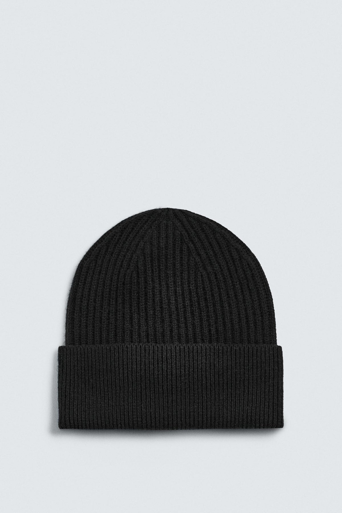 WOOL BLEND KNIT BEANIE - Image 1