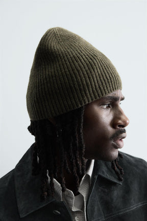 RIBBED WOOL BEANIE - Image 2