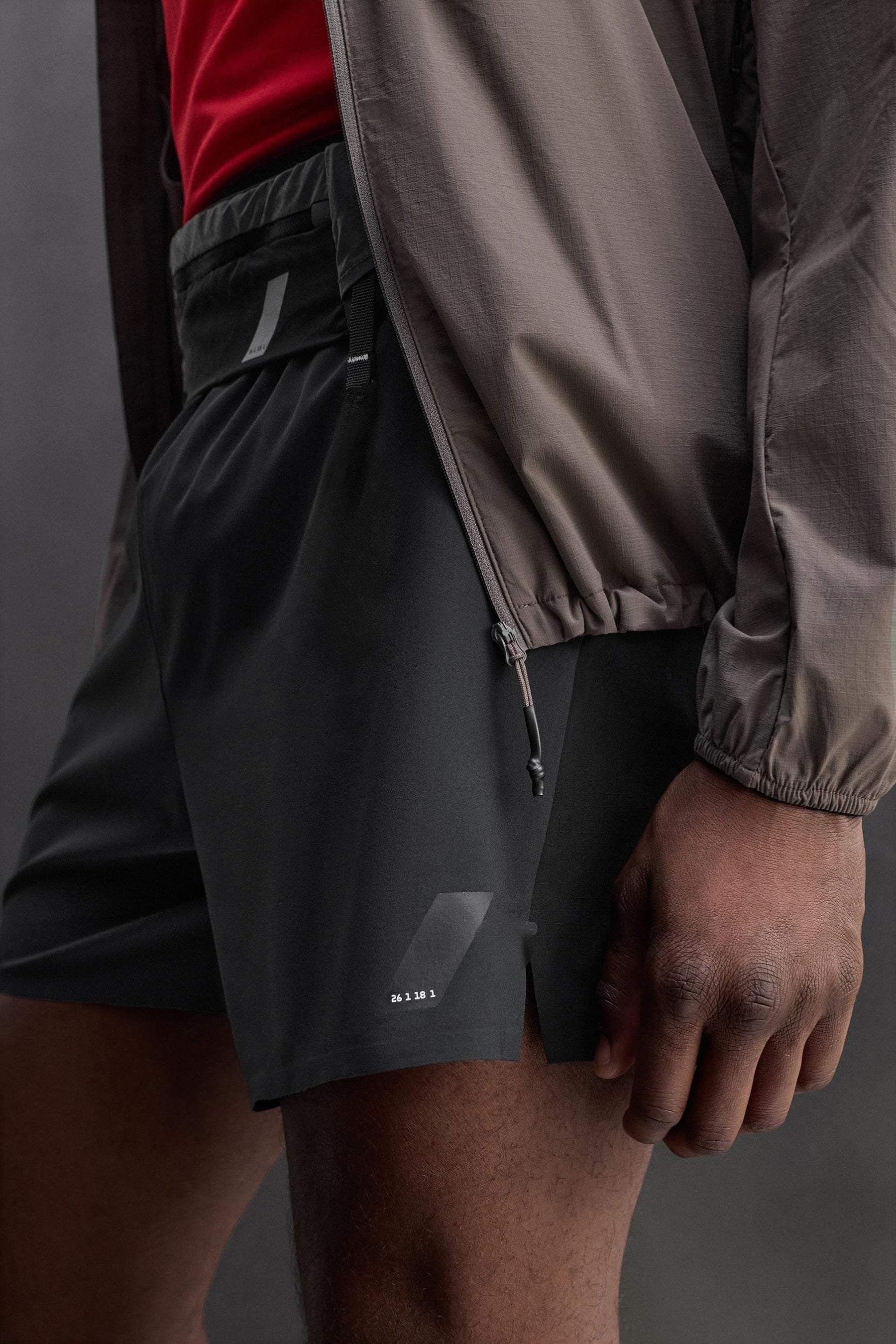 COLOUR BLOCK RUNNING SHORTS - Image 6