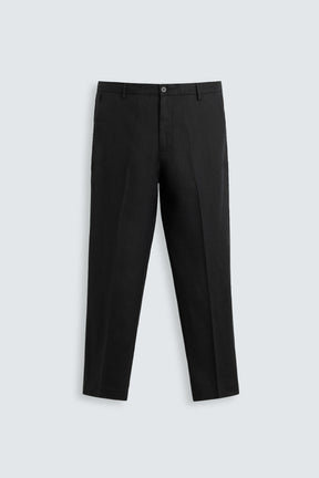 REGULAR FIT LINEN TROUSERS - Image 6