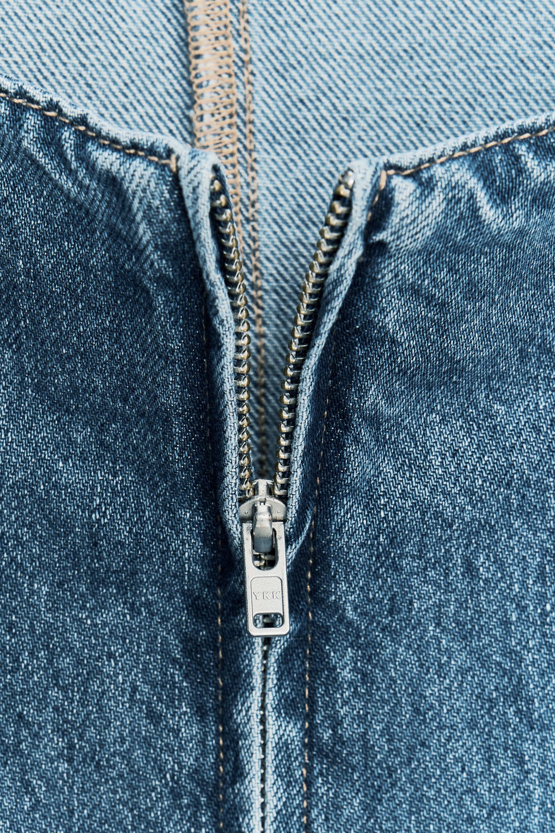 TRF HALTER DENIM DRESS - Image 8