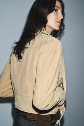 Suede Leather Jacket Limited Edition - Image 3