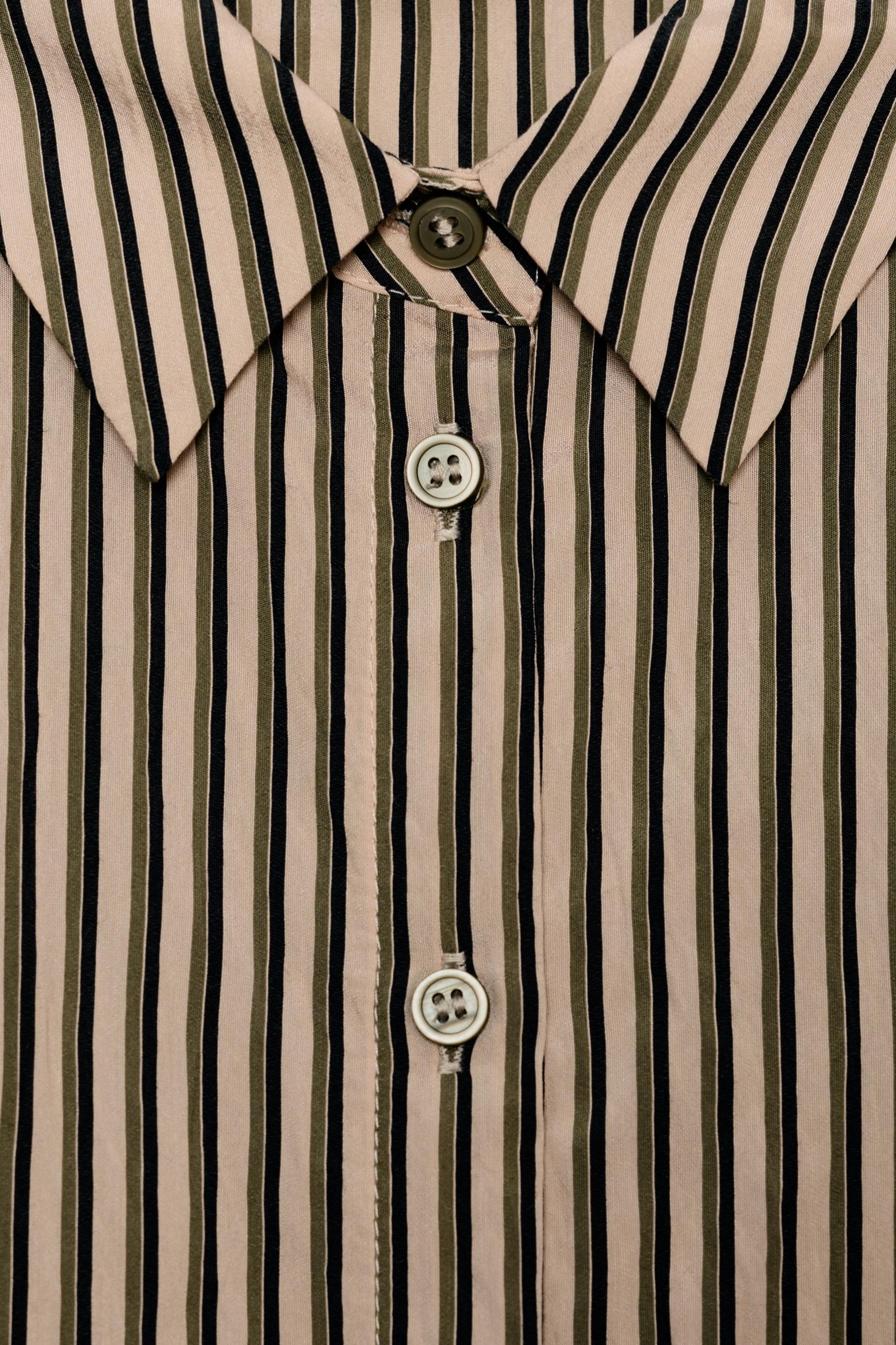 Striped cotton shirt