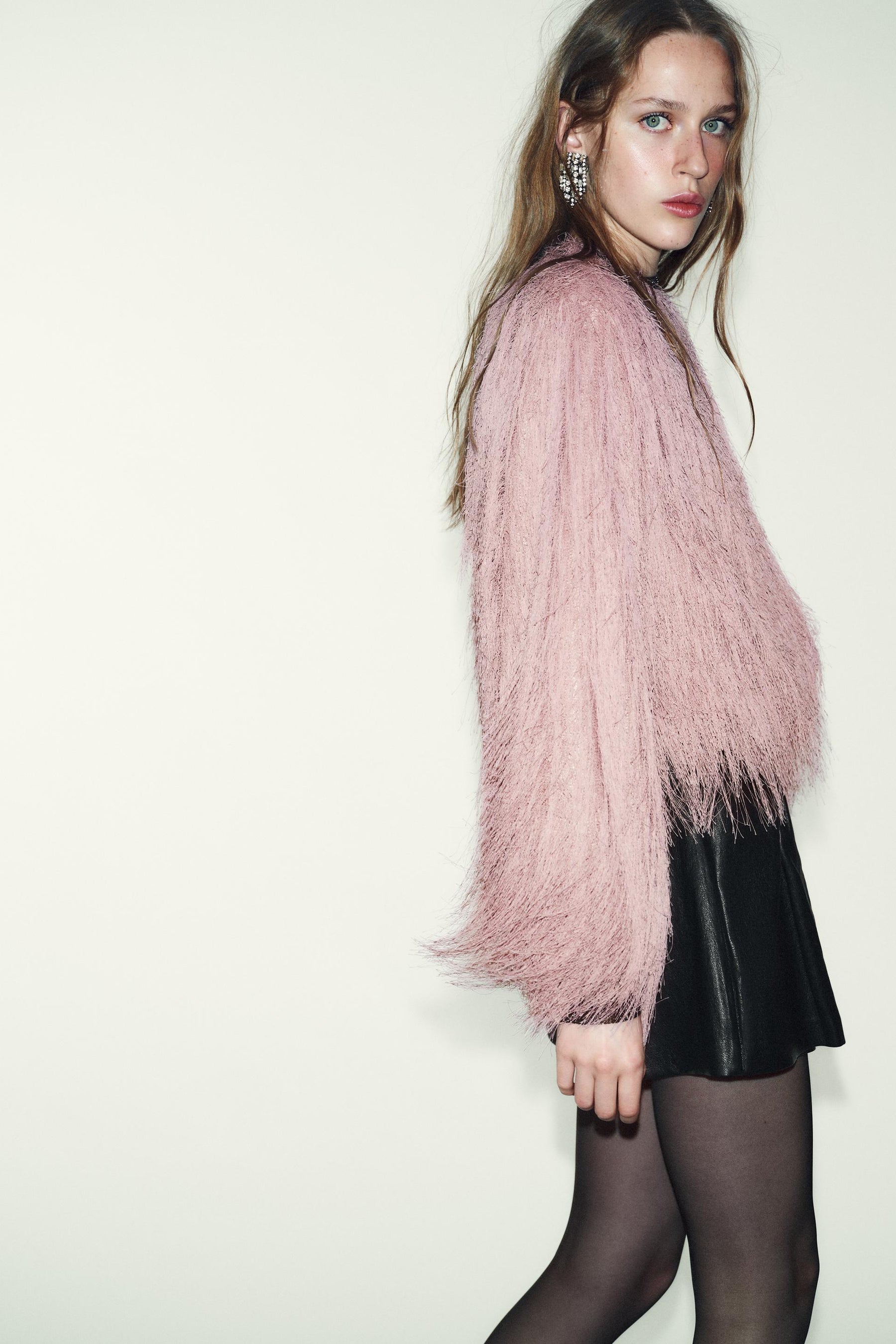 FRINGED BOMBER JACKET