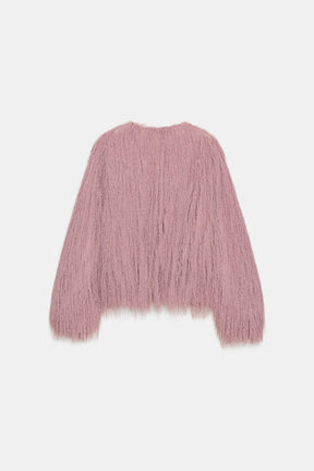 FRINGED BOMBER JACKET
