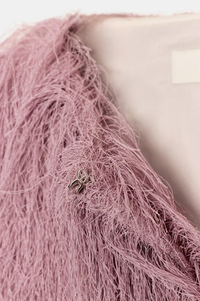 FRINGED BOMBER JACKET