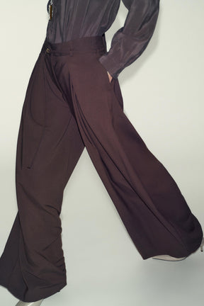 WIDE-LEG TROUSERS WITH BELT
