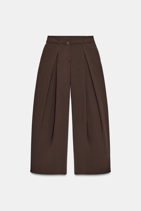 WIDE-LEG TROUSERS WITH BELT