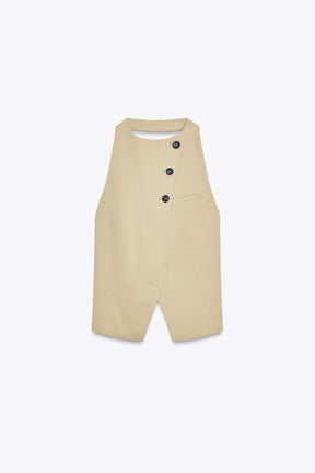 Open-Back Waistcoat Top