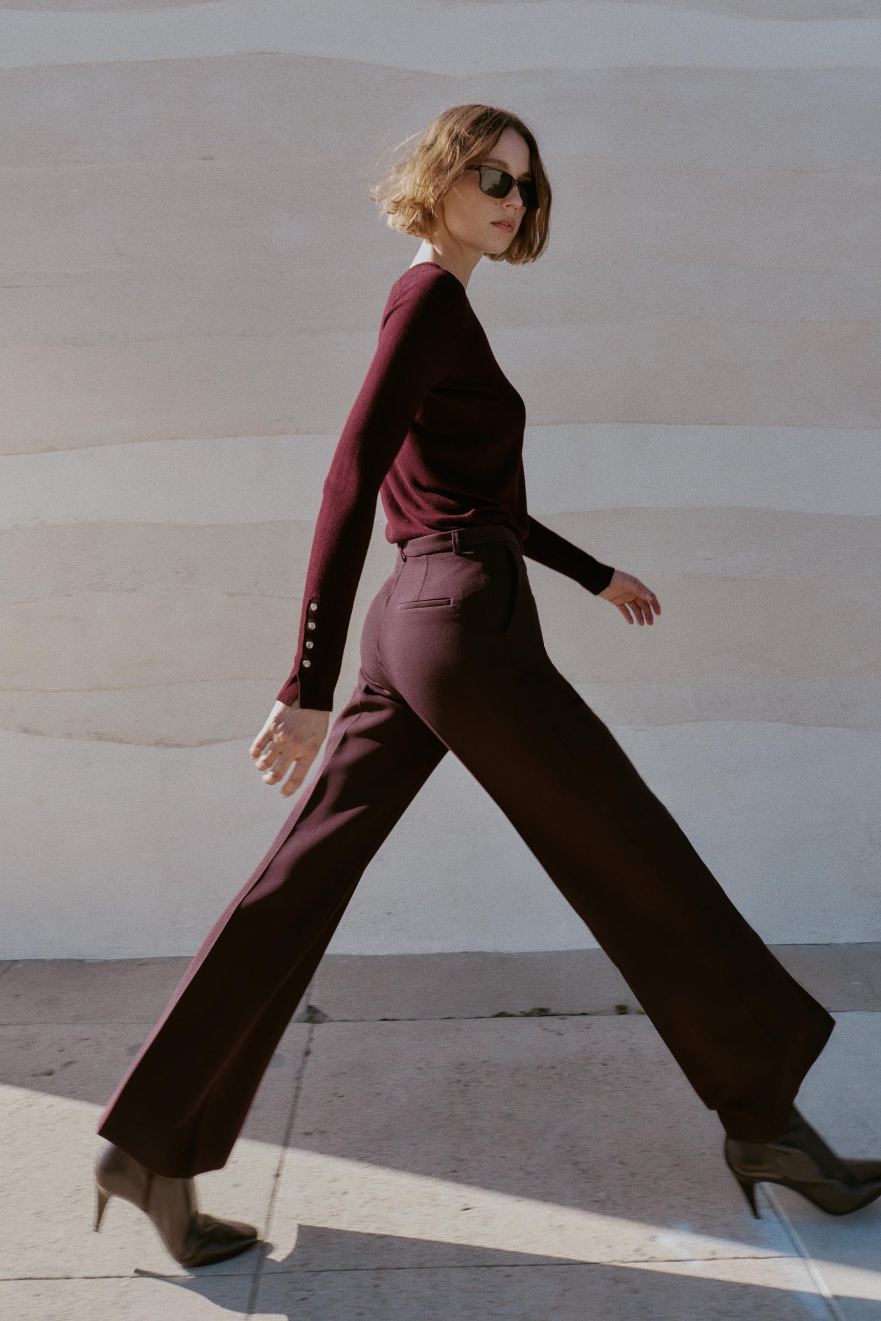 Straight-Leg Trousers