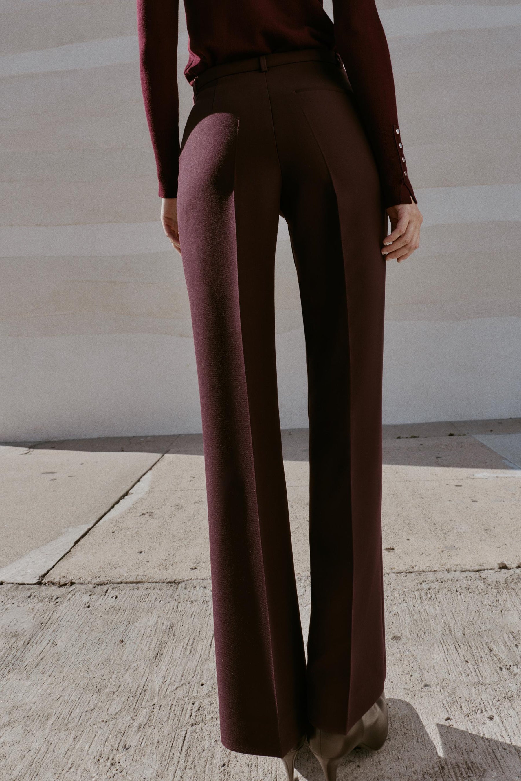 Straight-Leg Trousers