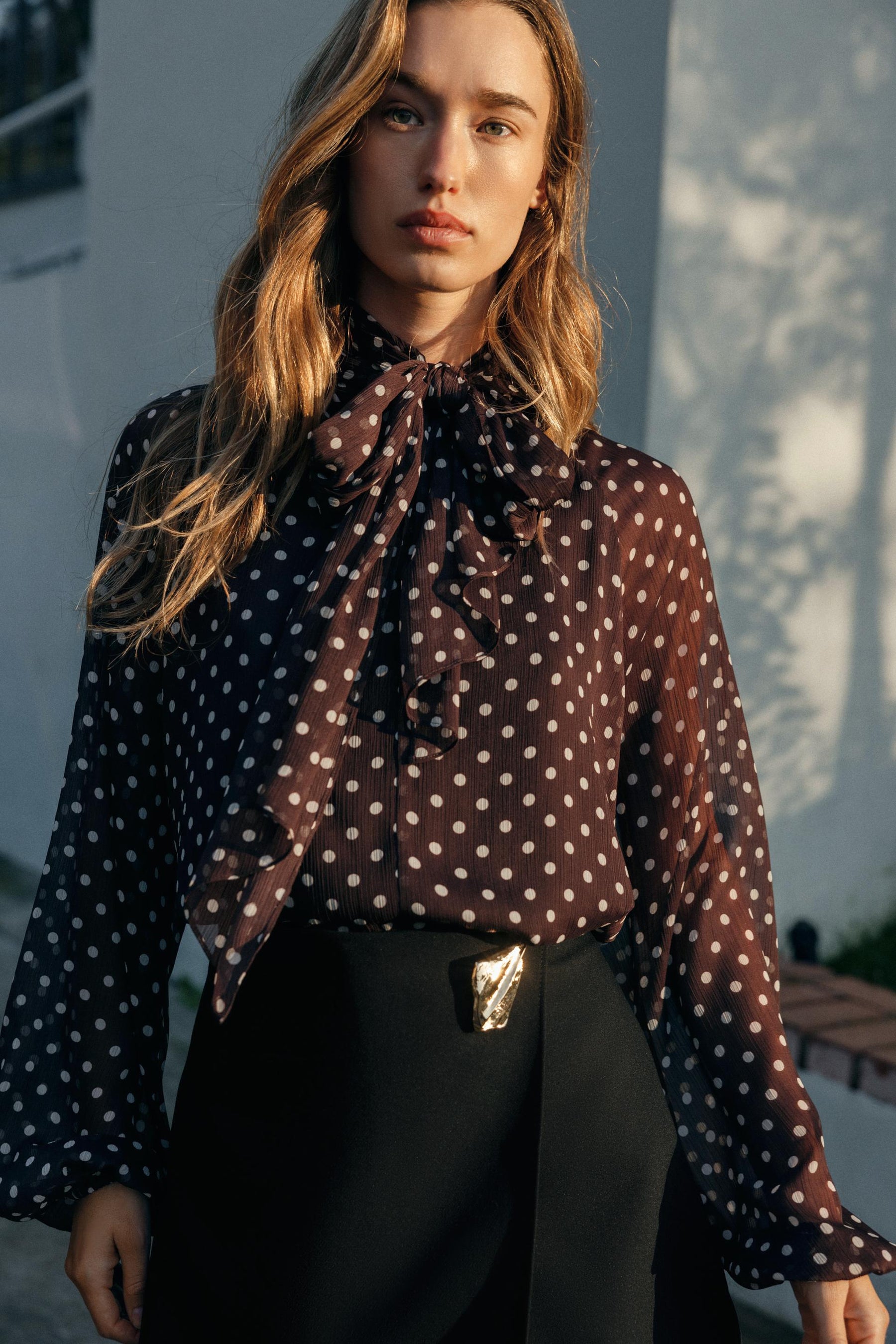 Polka Dot Blouse