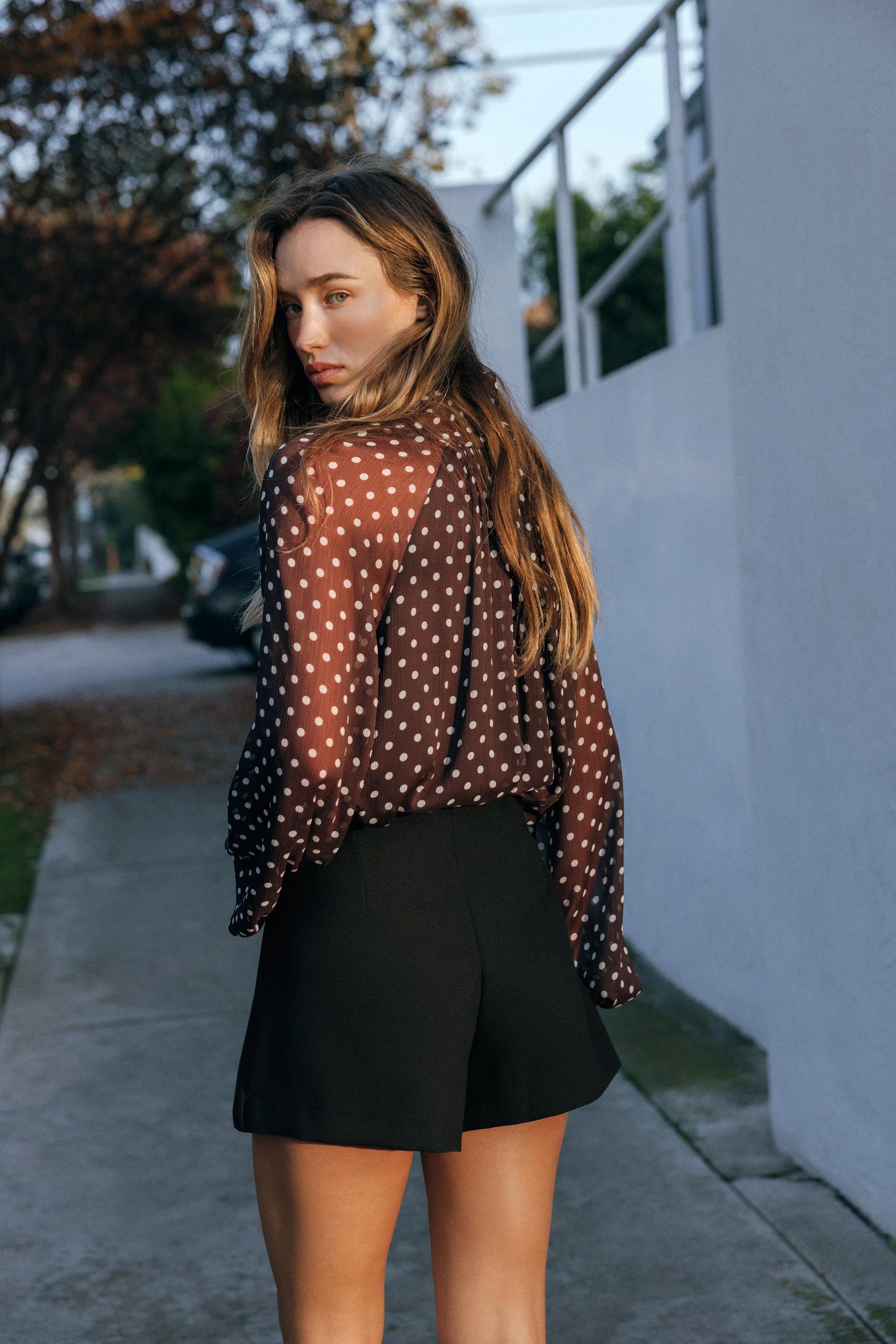 Polka Dot Blouse