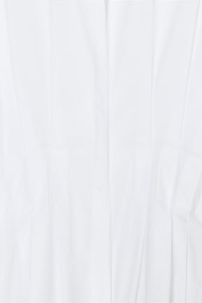 Pleated Poplin Shirt