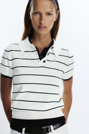Knit Polo Shirt