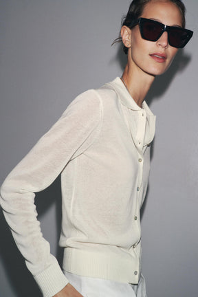 PLAIN KNIT POLO SHIRT - Image 2