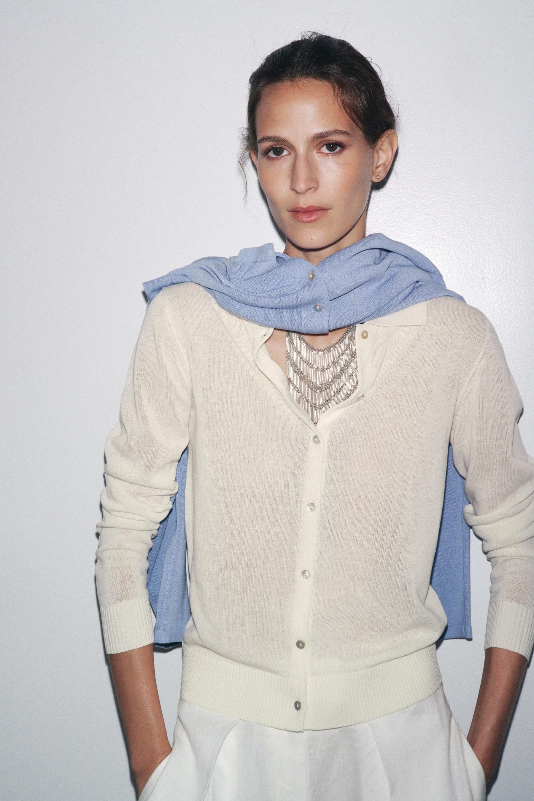 PLAIN KNIT POLO SHIRT - Image 5