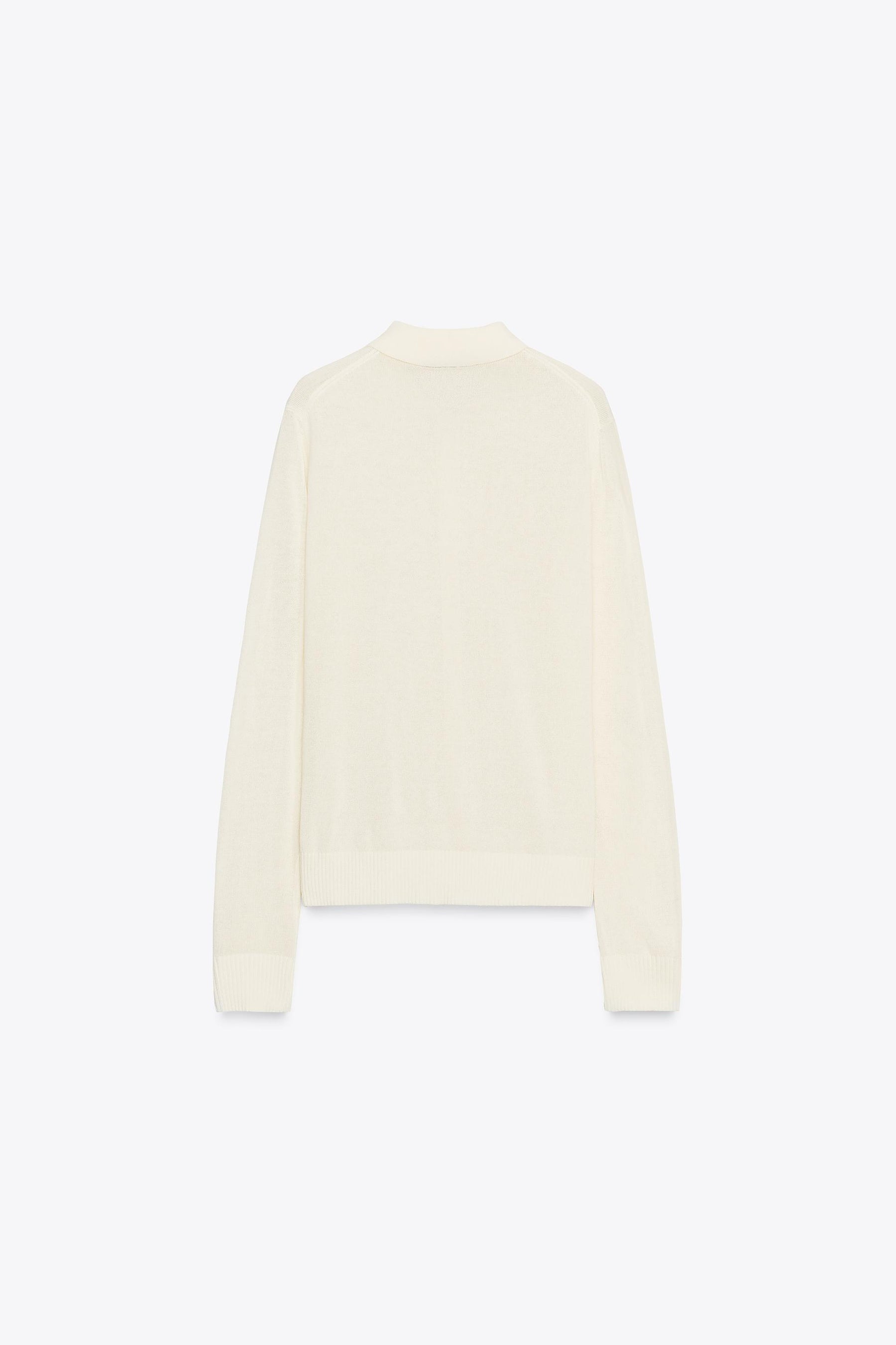 PLAIN KNIT POLO SHIRT - Image 6