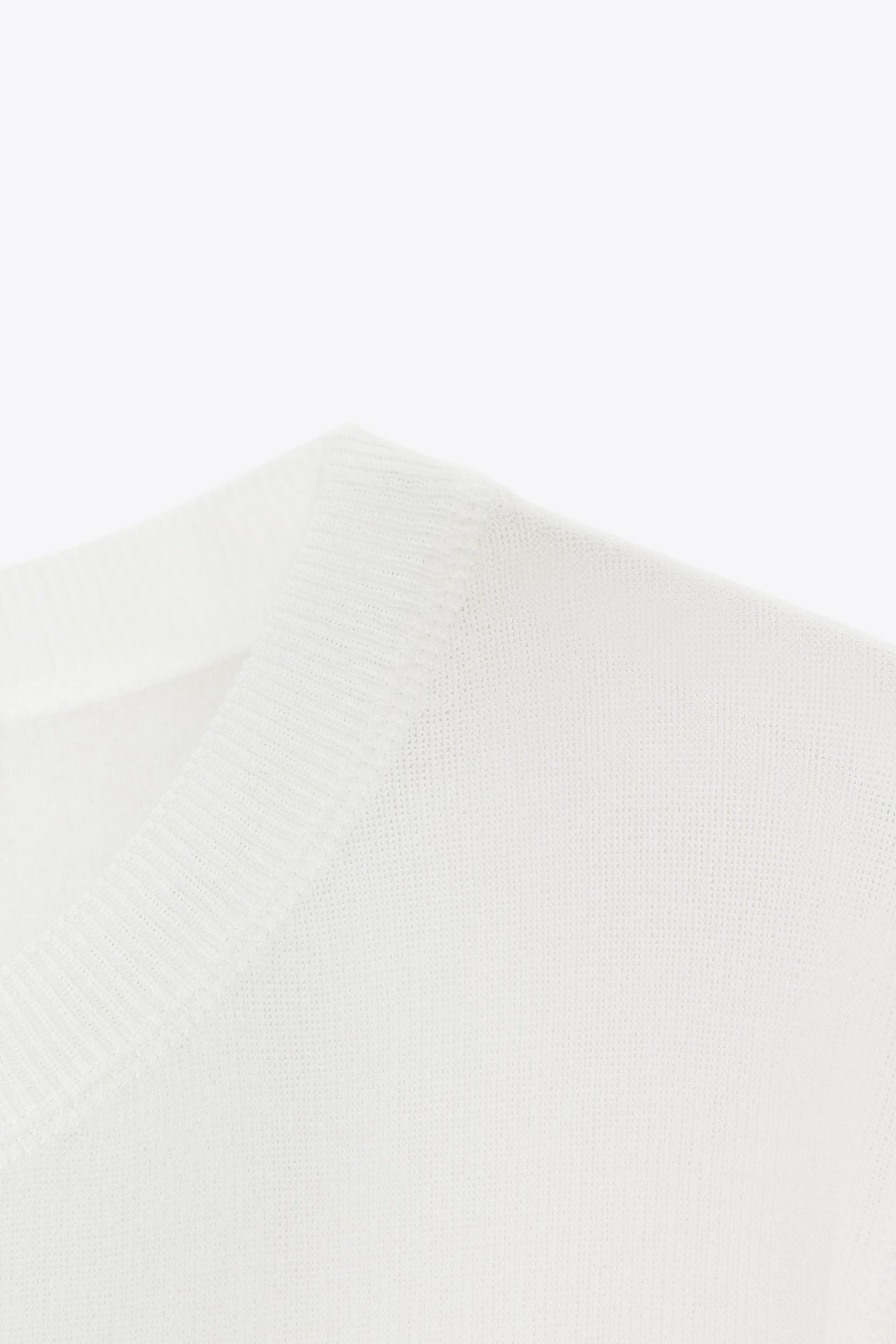 SHORT SLEEVE KNIT TOP - Image 6