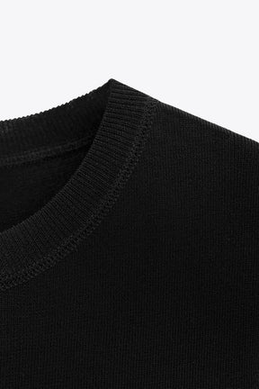 SHORT SLEEVE KNIT TOP - Image 6