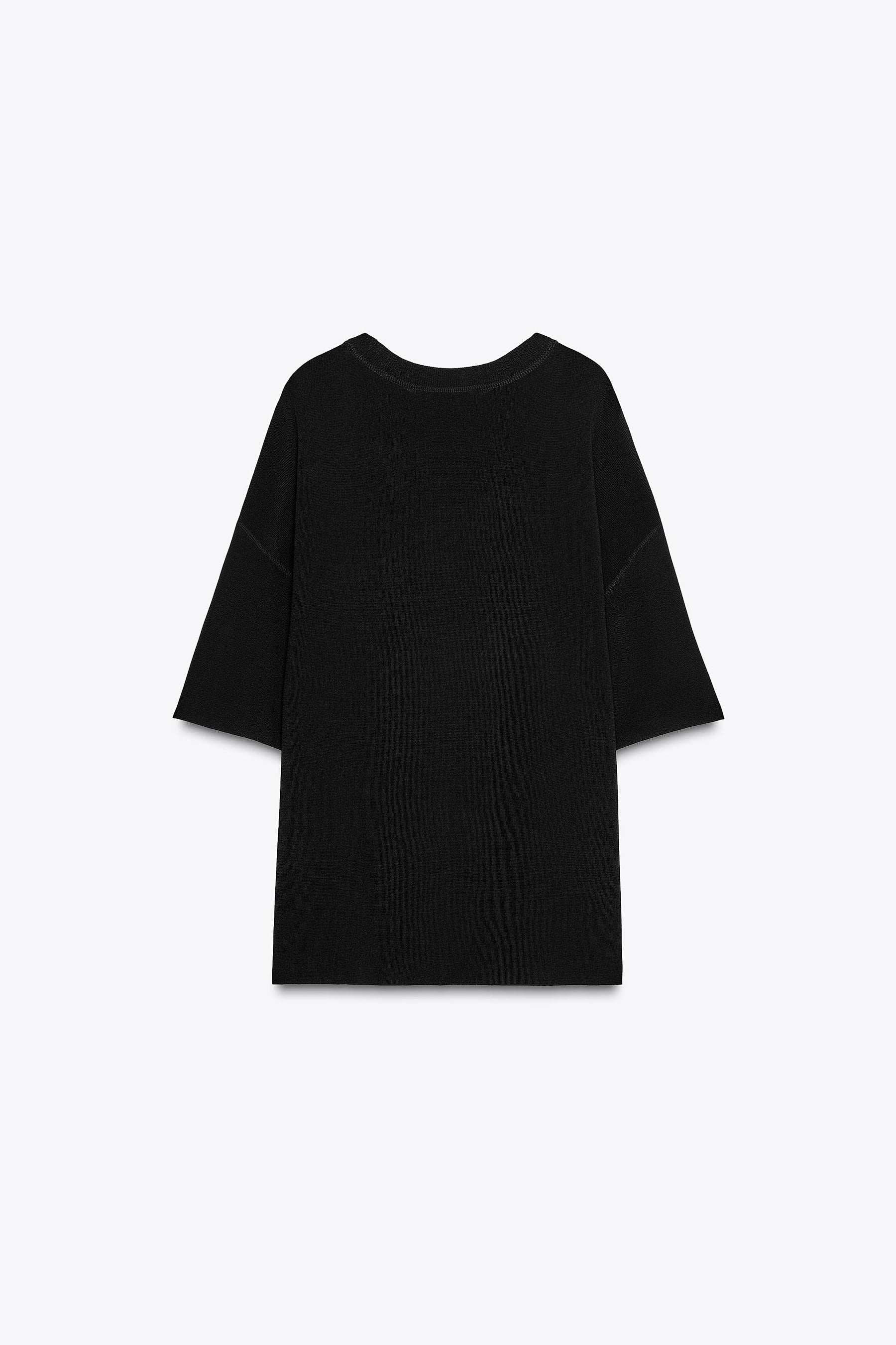 OVERSIZED PLAIN KNIT TOP - Image 6