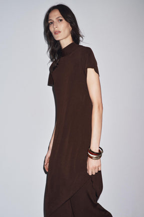 MIDI TUNIC DRESS WITH BOW - Image 2
