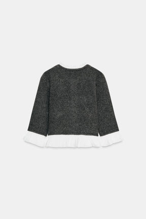 CONTRAST POPLIN CARDIGAN - Image 6