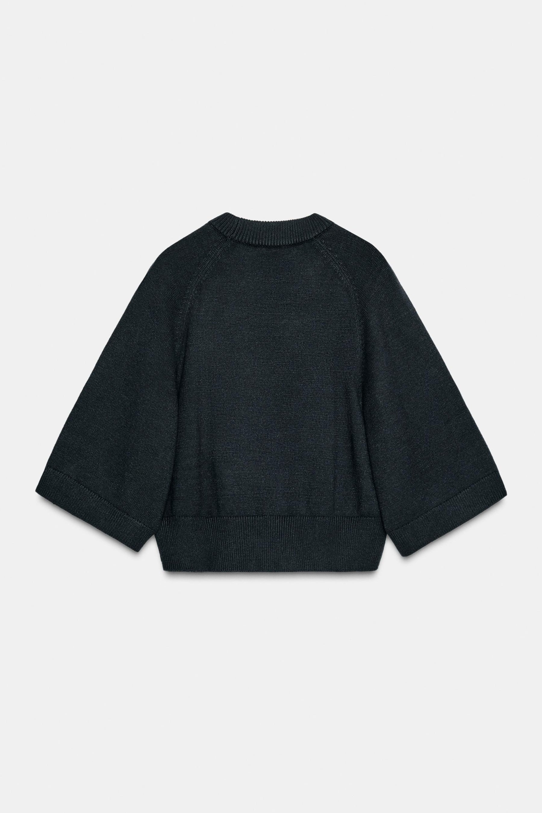 WIDE-SLEEVED KNIT JUMPER