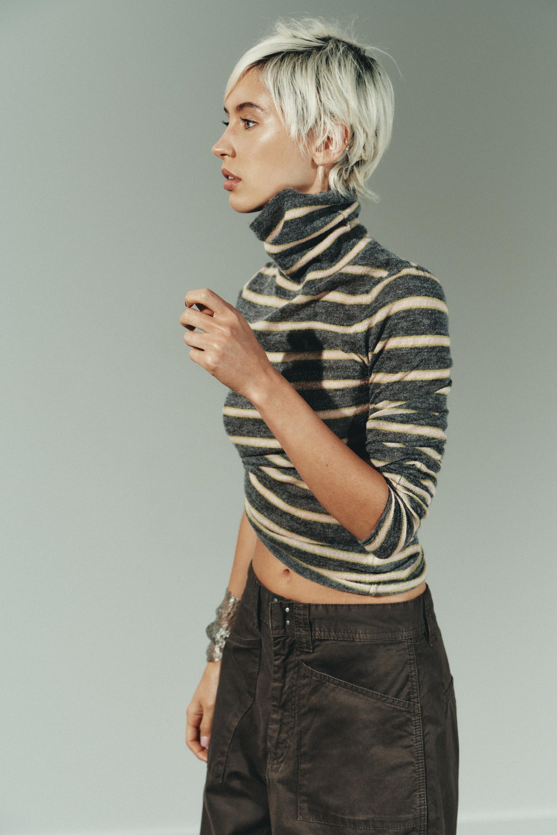 Striped Knit Jumper