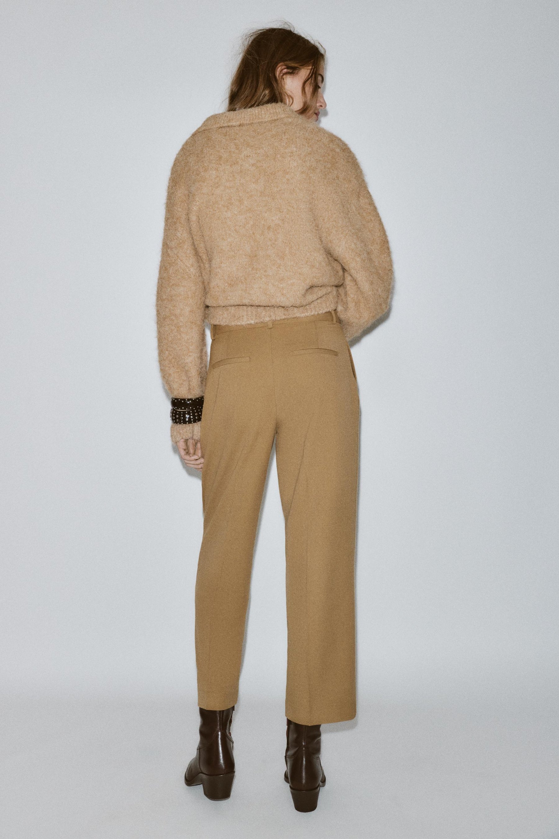 Knit Jumper, Brushed Effect