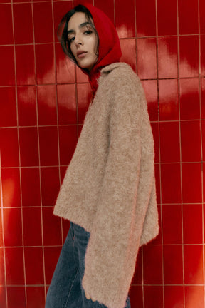 BRUSHED EFFECT KNIT JUMPER - Image 5