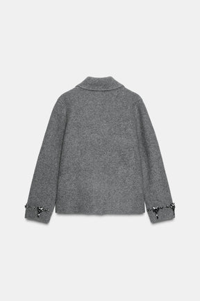 Beaded Knit Cardigan