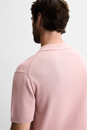 RIB KNIT POLO SHIRT - Image 5