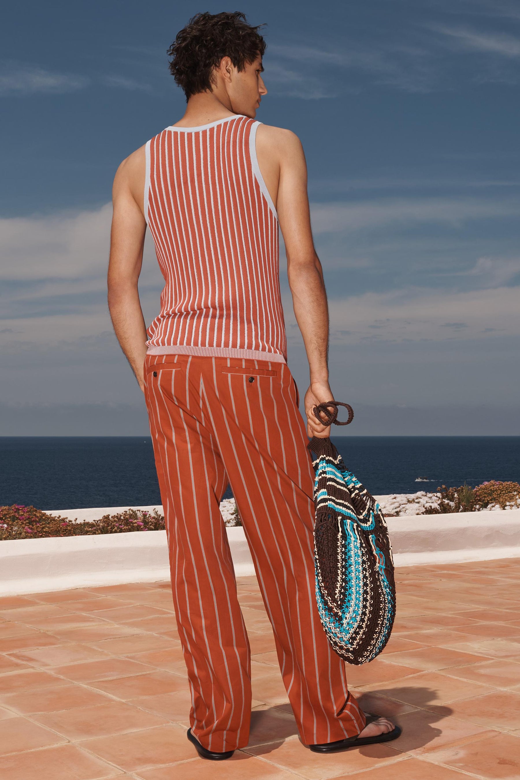 LIMITED EDITION STRIPED JACQUARD KNIT TANK TOP - Image 3