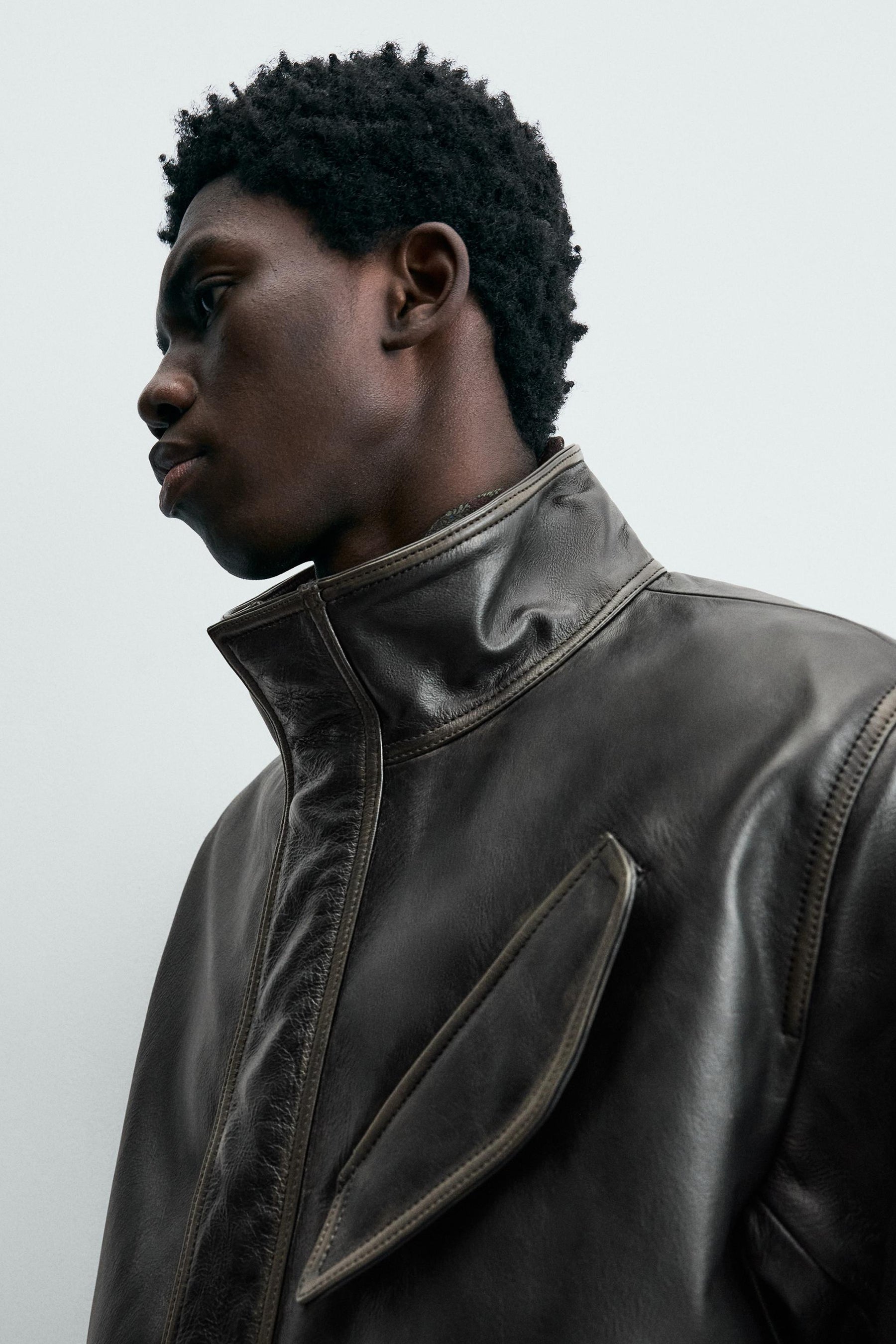 Pocket Leather Jacket