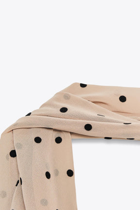 Polka Dot Halterneck Top